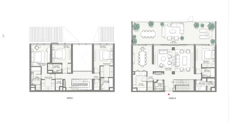 4 Bedrooms Bedroom Floor Plan
