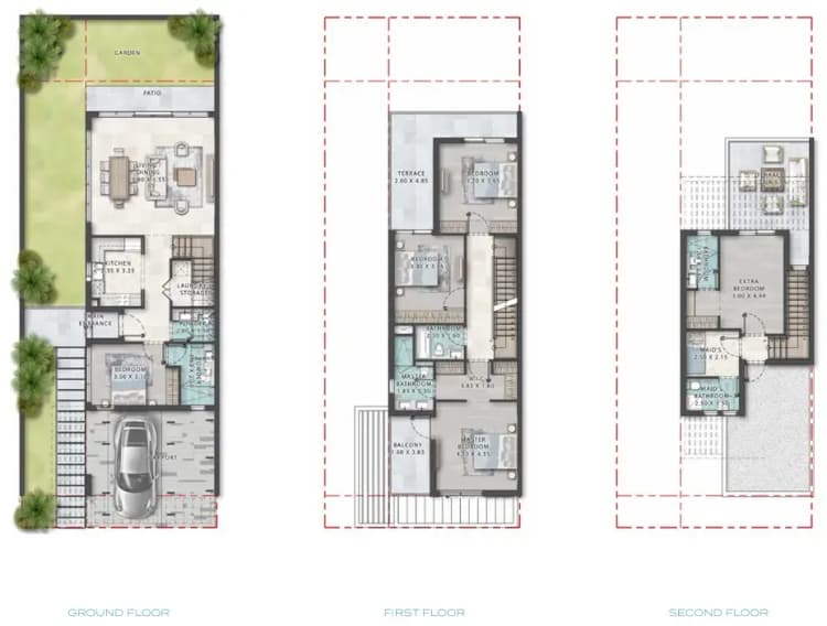 5 Bedrooms Bedroom Floor Plan