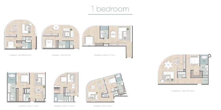 1 Bedroom Bedroom Floor Plan