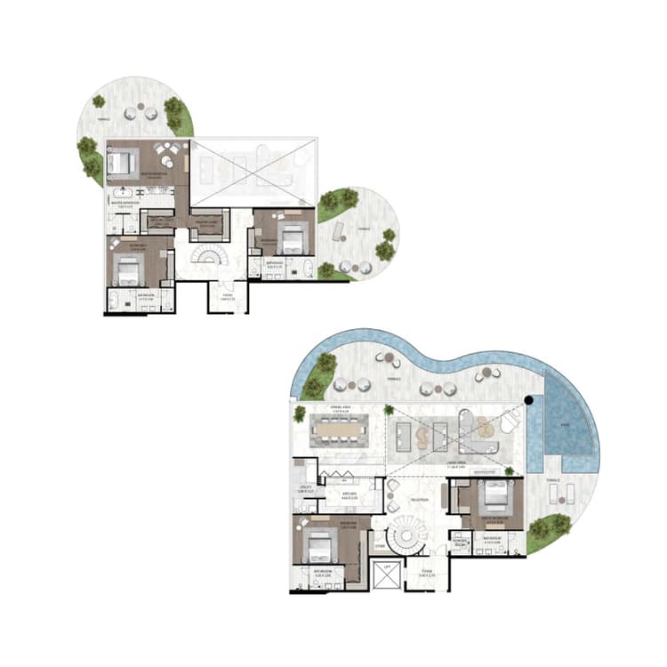 5 Bedrooms Bedroom Floor Plan