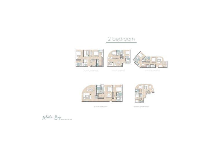 2 Bedrooms Bedroom Floor Plan