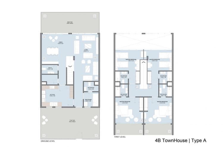 4 Bedrooms Bedroom Floor Plan
