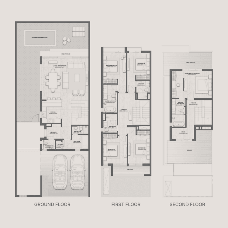 5 Bedrooms Bedroom Floor Plan