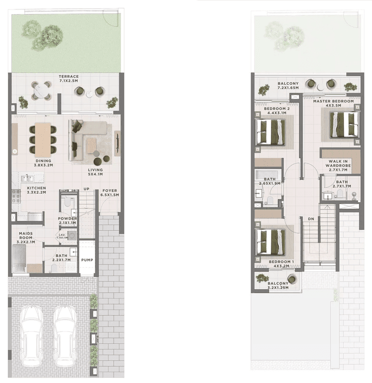 3 Bedrooms Bedroom Floor Plan