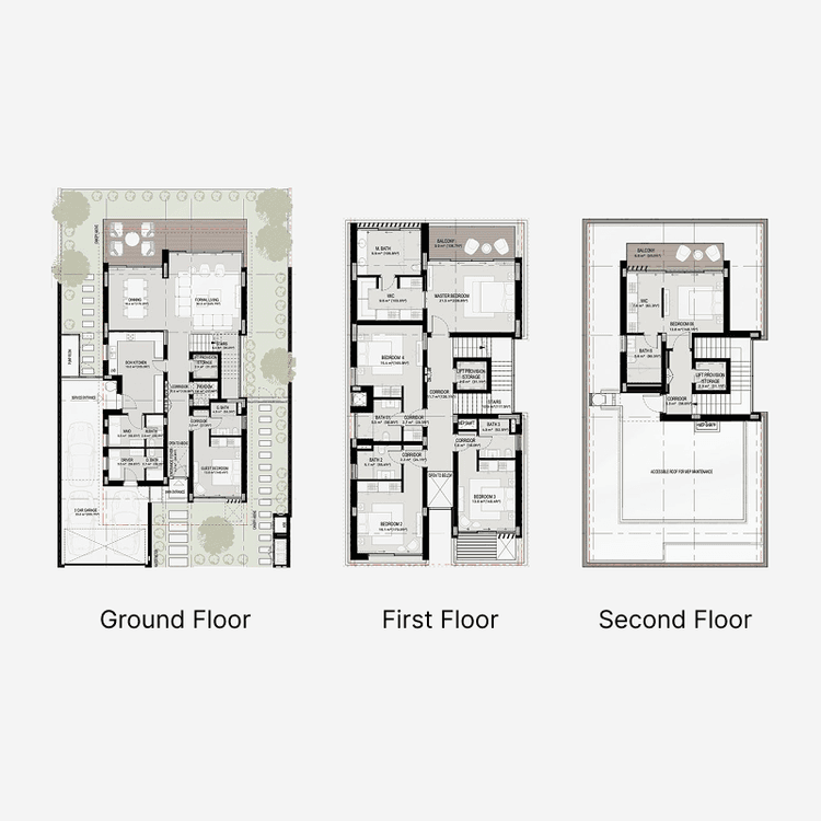 6 Bedrooms Bedroom Floor Plan