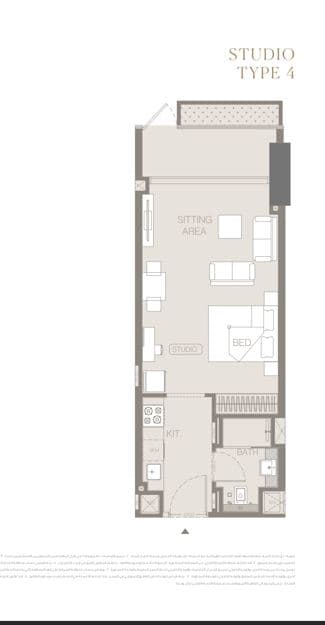 Studio Bedroom Floor Plan