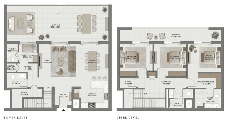 3 Bedrooms Bedroom Floor Plan