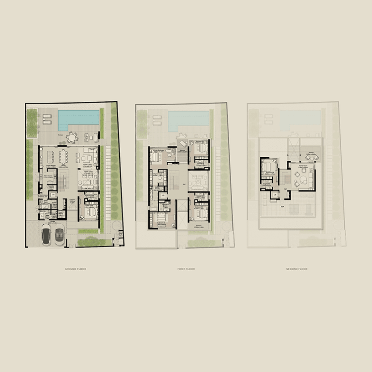 6 Bedrooms Bedroom Floor Plan