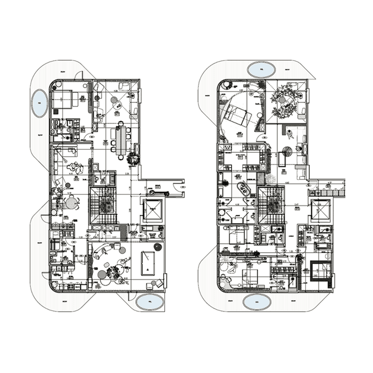 5 Bedrooms Bedroom Floor Plan