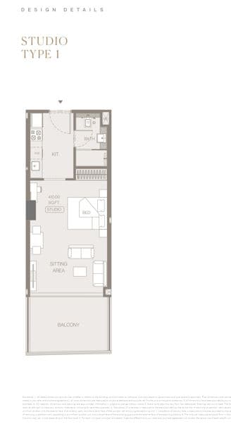 Studio Bedroom Floor Plan
