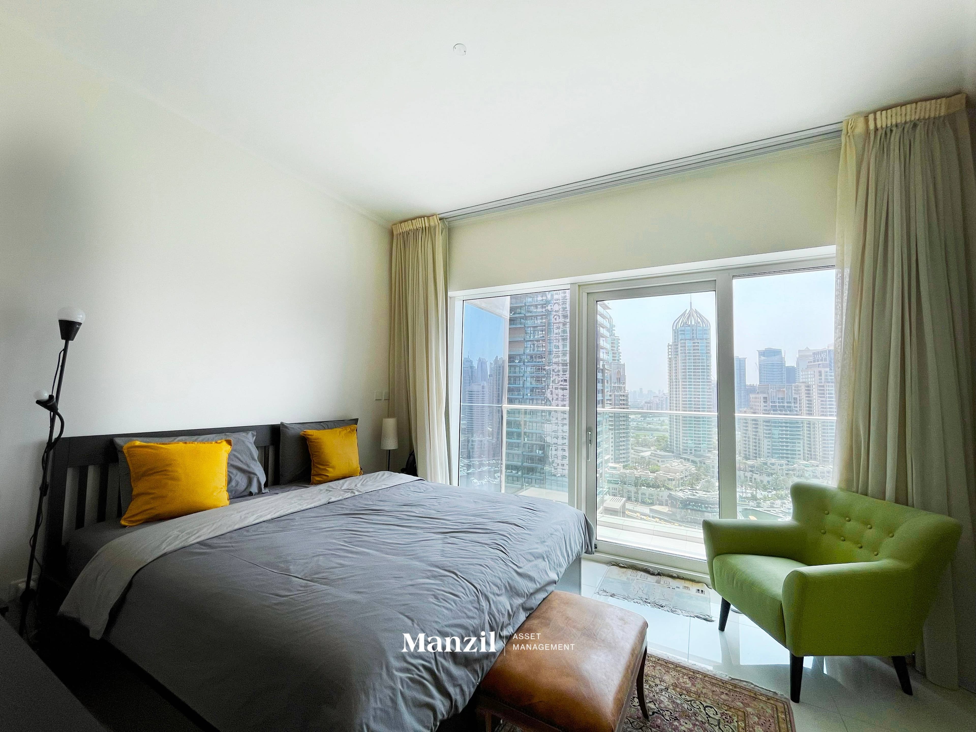 Marina Views | 2Bed + Maid | Fully Furnished