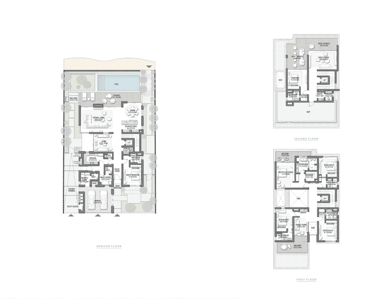 6 Bedrooms Bedroom Floor Plan