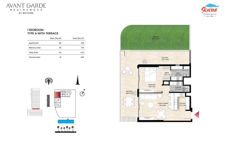 1 Bedroom Bedroom Floor Plan