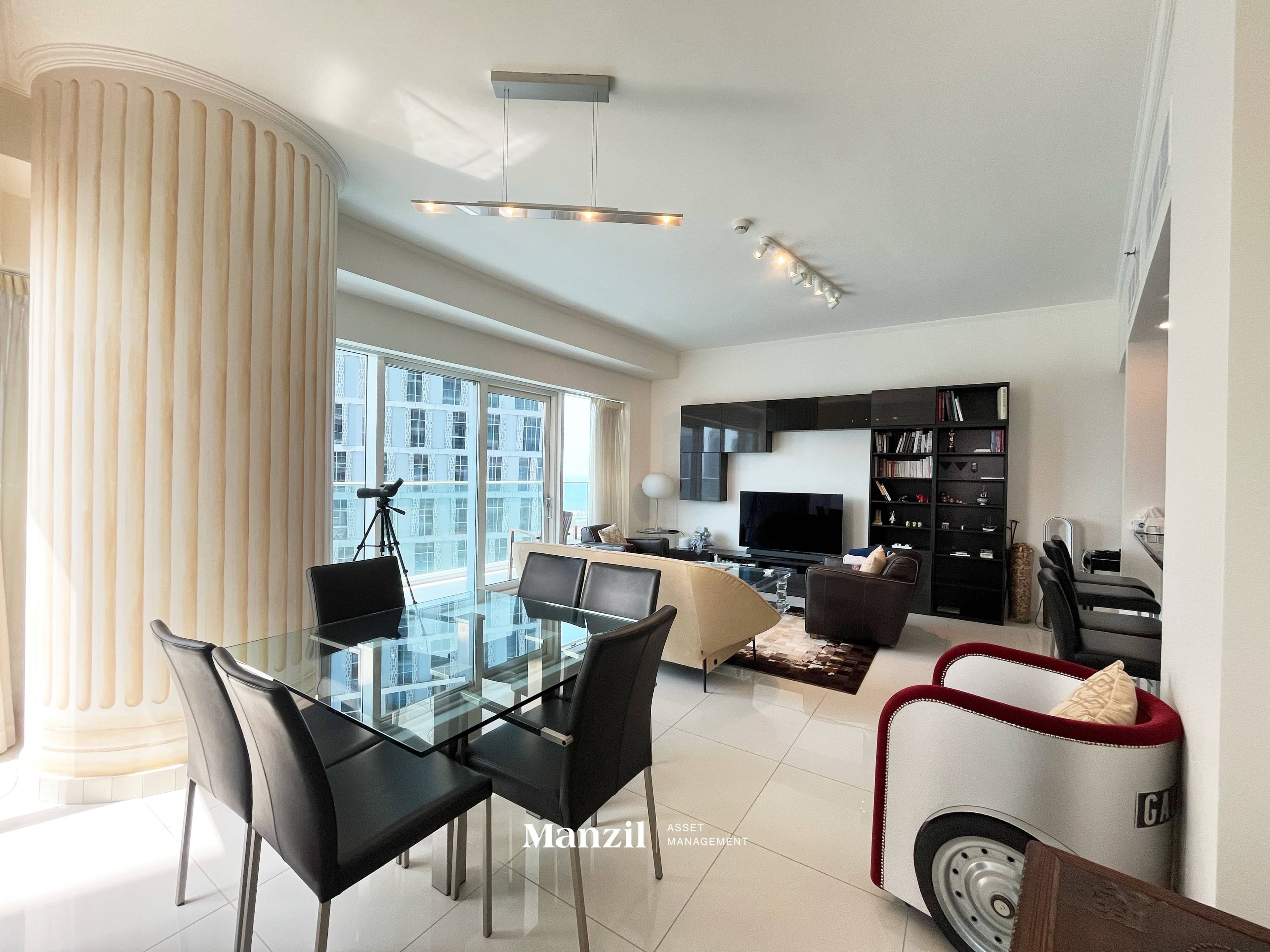 Marina Views | 2Bed + Maid | Fully Furnished