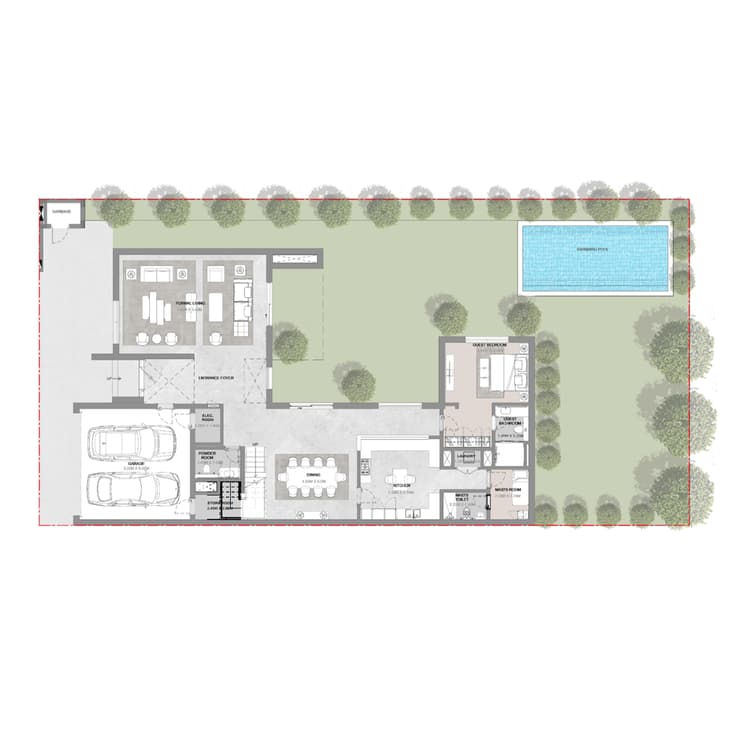 5 Bedrooms Bedroom Floor Plan