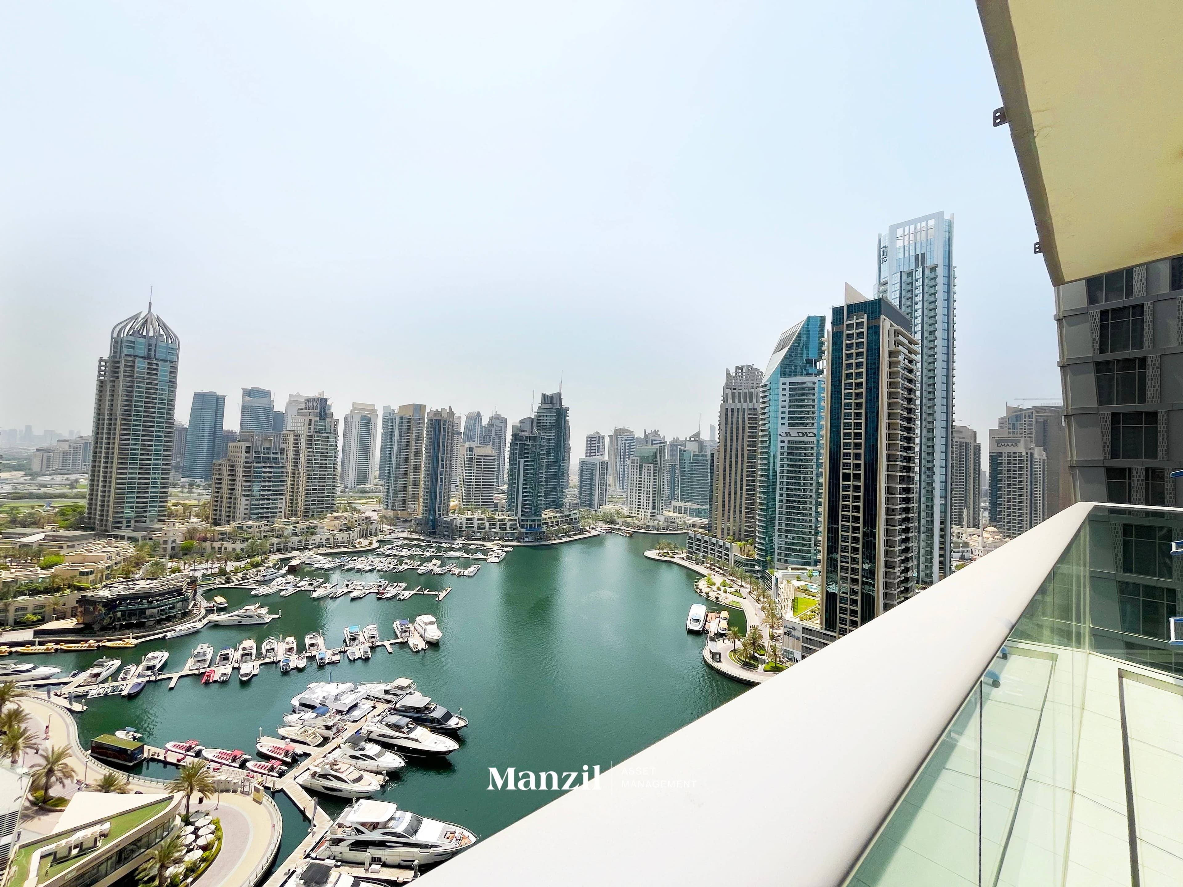 Marina Views | 2Bed + Maid | Fully Furnished