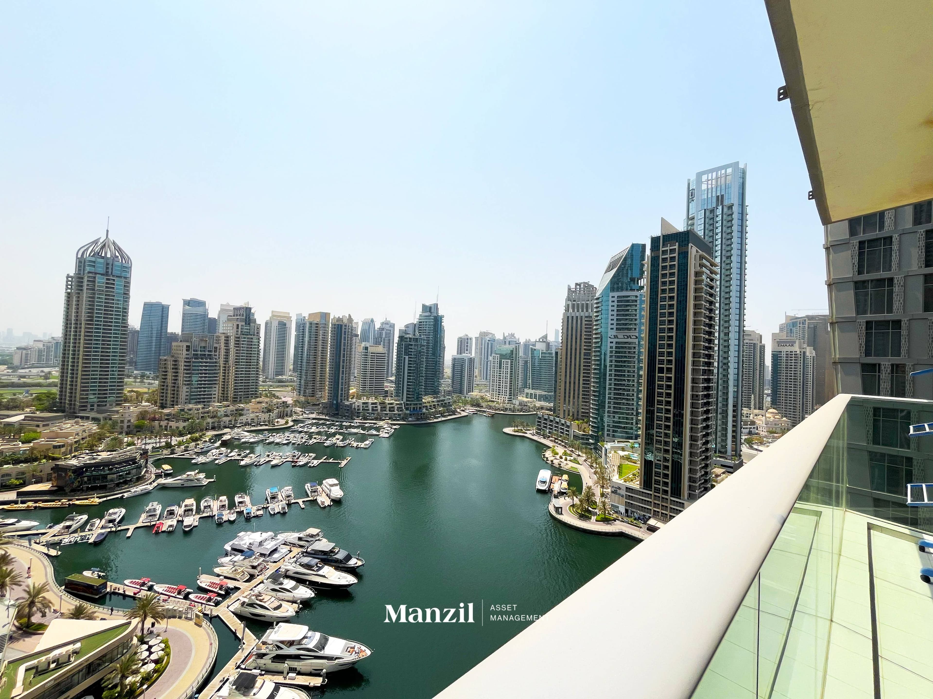 Marina Views | 2Bed + Maid | Fully Furnished