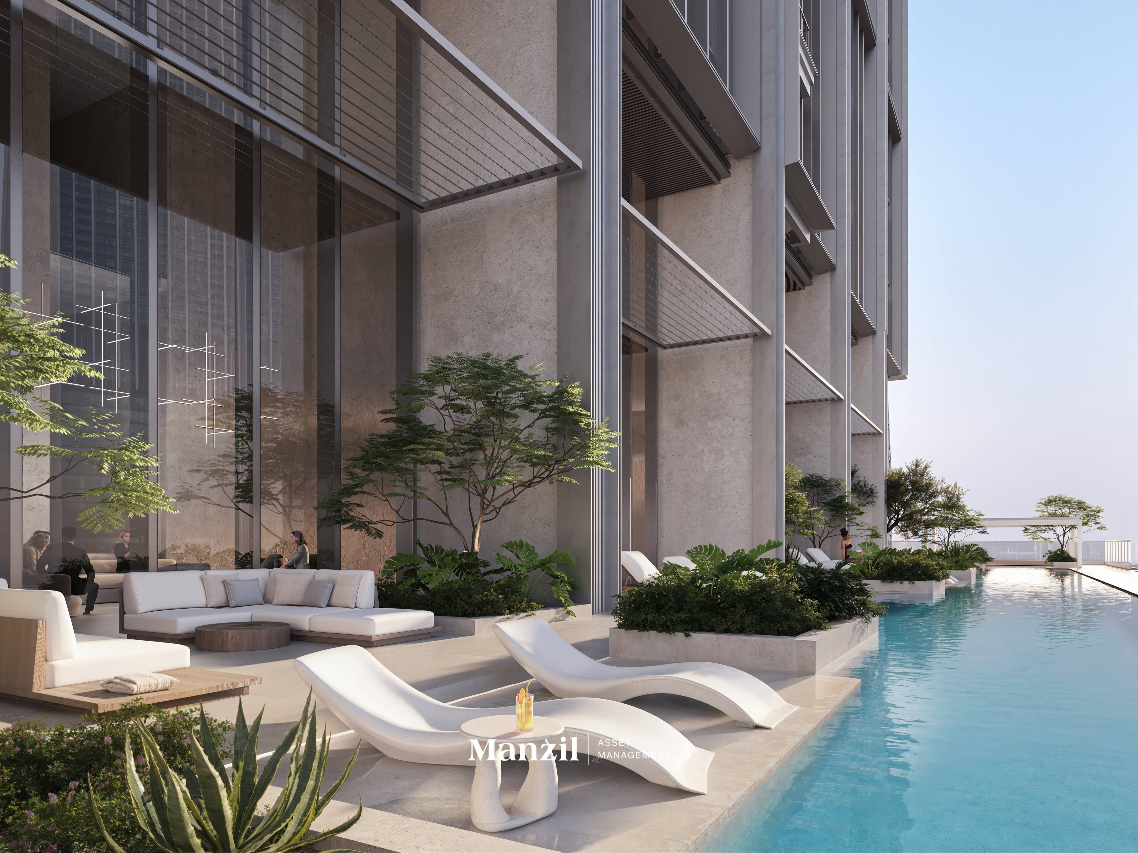 2BHK | DIFC Heights Tower | Emirates Tower View